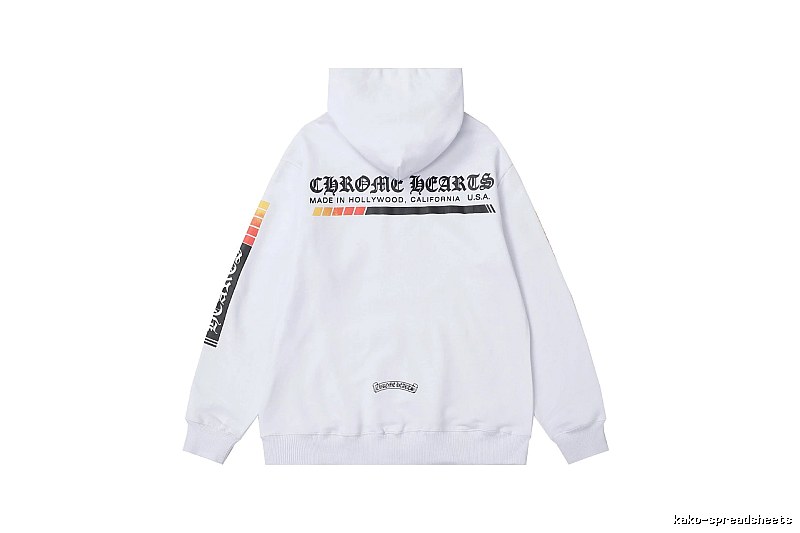 Chrome Hearts 2089-36 White Cross Graphic Hoodie Smart Casual