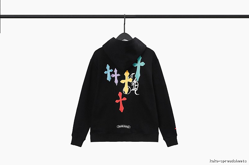 Chrome Hearts 2089-57 Black Cross Graphic Hoodie Bold Graphic