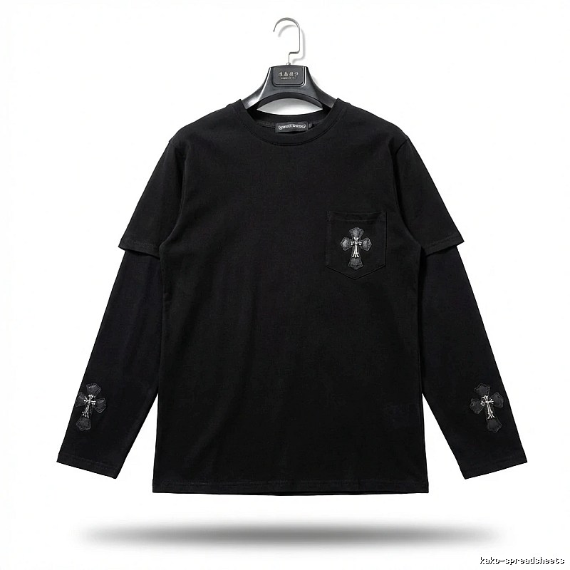 Chrome Hearts Cross Dark Style Top
