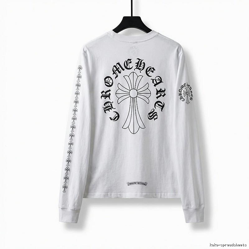 Chrome Hearts Cross Dark Style White T-shirt