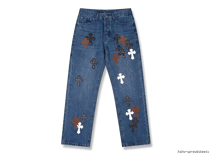 Chrome Hearts Cross Denim Pants