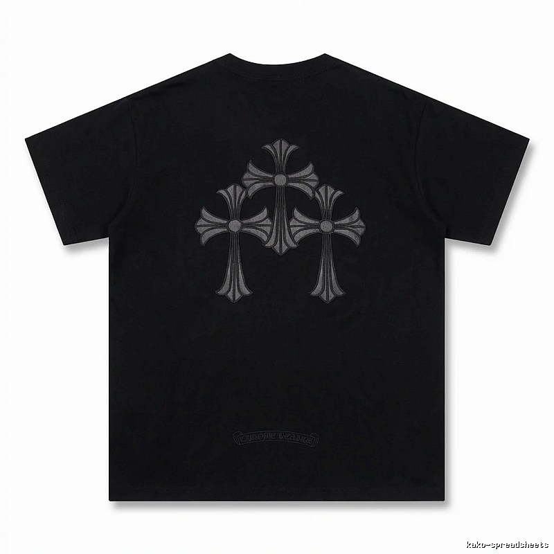 Chrome Hearts Cross Print Black T-shirt