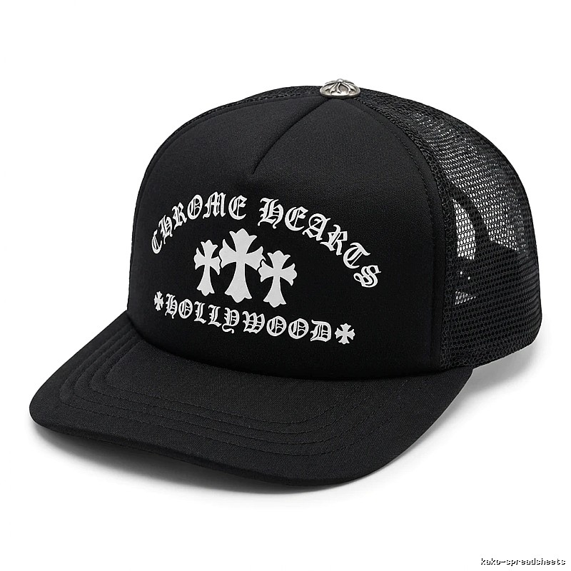 Chrome Hearts Cross Trendy brand Black Hat