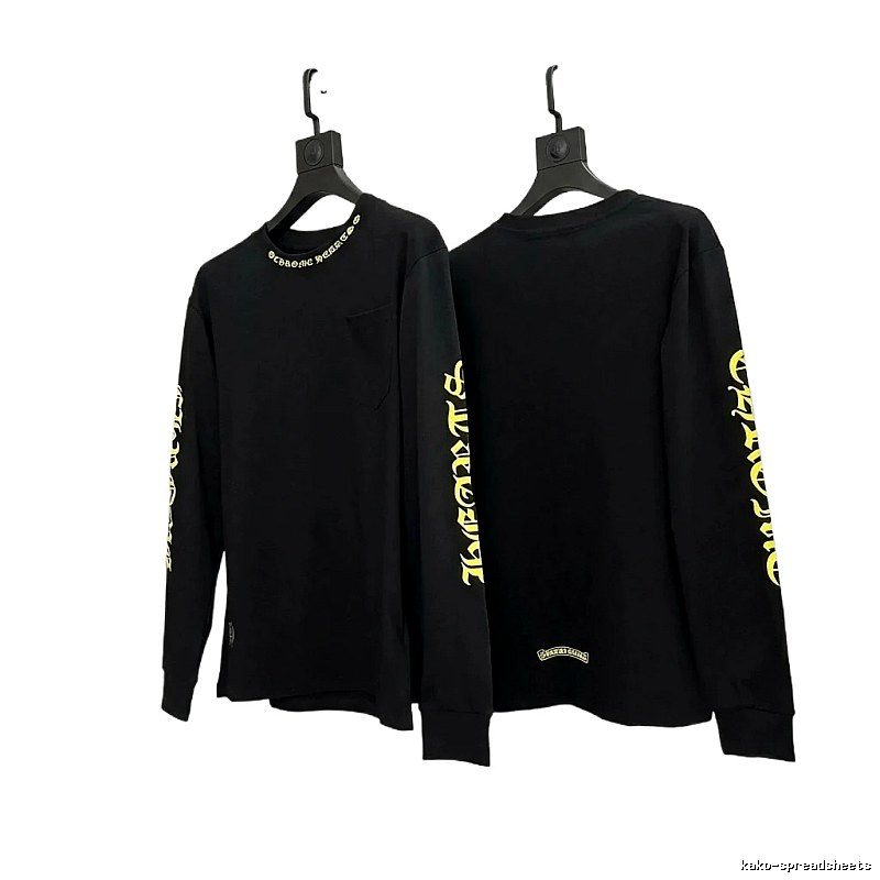 Chrome Hearts Dark Style Black T-shirt