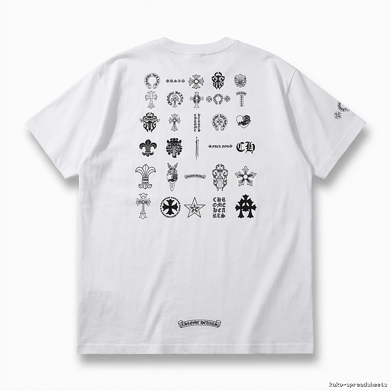 Chrome Hearts Dark Style White T-shirt