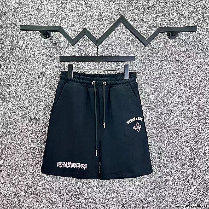 Chrome Hearts Trendy Style Black Shorts