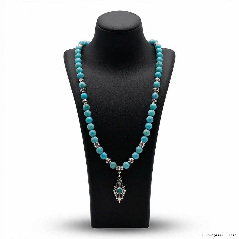 Chrome Hearts Turquoise Vintage Necklace