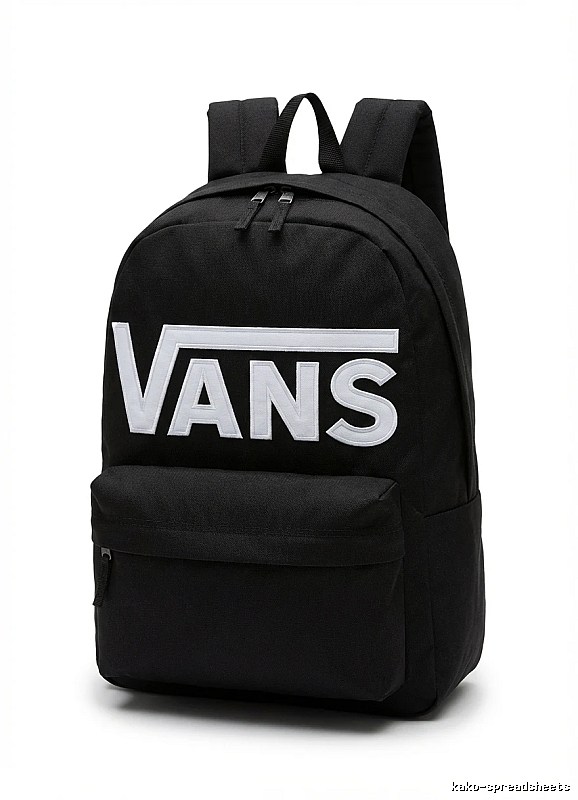 Classic black backpack of Vans