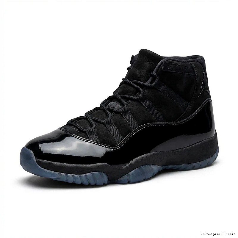Classic Black Jordan 11 sneakers