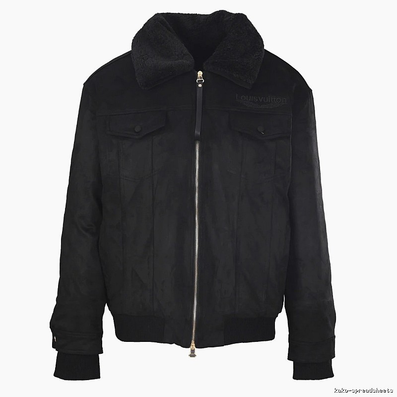 Collared Bomber Jacket Style Edit in Black