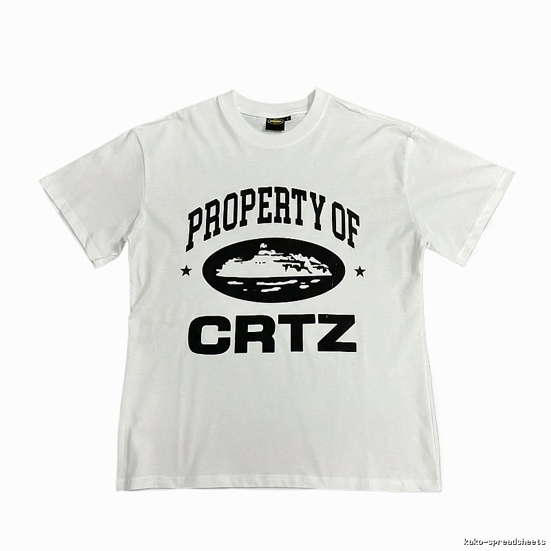 Corteiz letter - printed white T - shirt