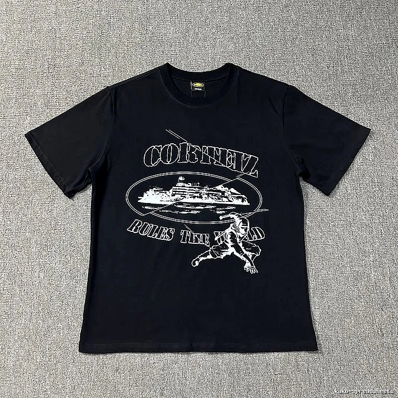 Corteiz Lightweight Logo T-shirt Black Corteiz for Trend Styling
