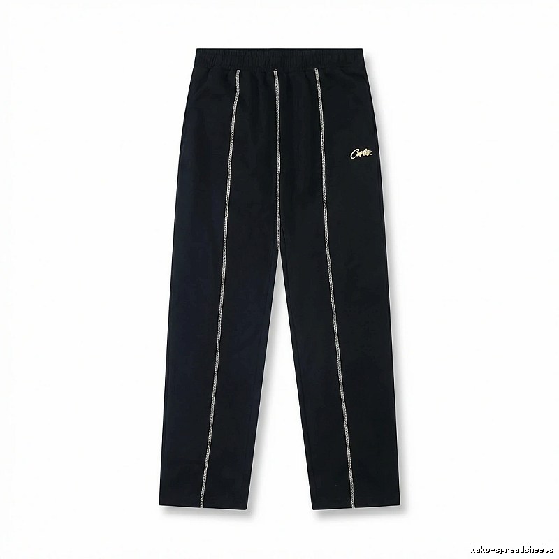 Corteiz minimalist style black trousers