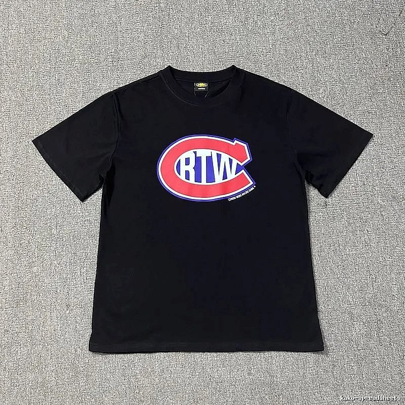 Corteiz Urban Logo T-shirt Black Corteiz with Statement Pattern