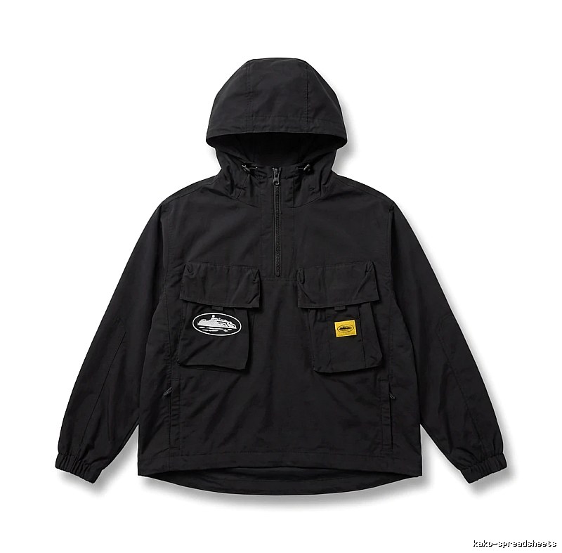 Corteiz Workwear Style Black Jacket