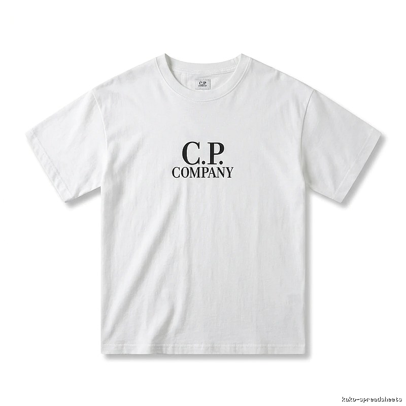 C.P. COMPANY Simple Style White T-shirt