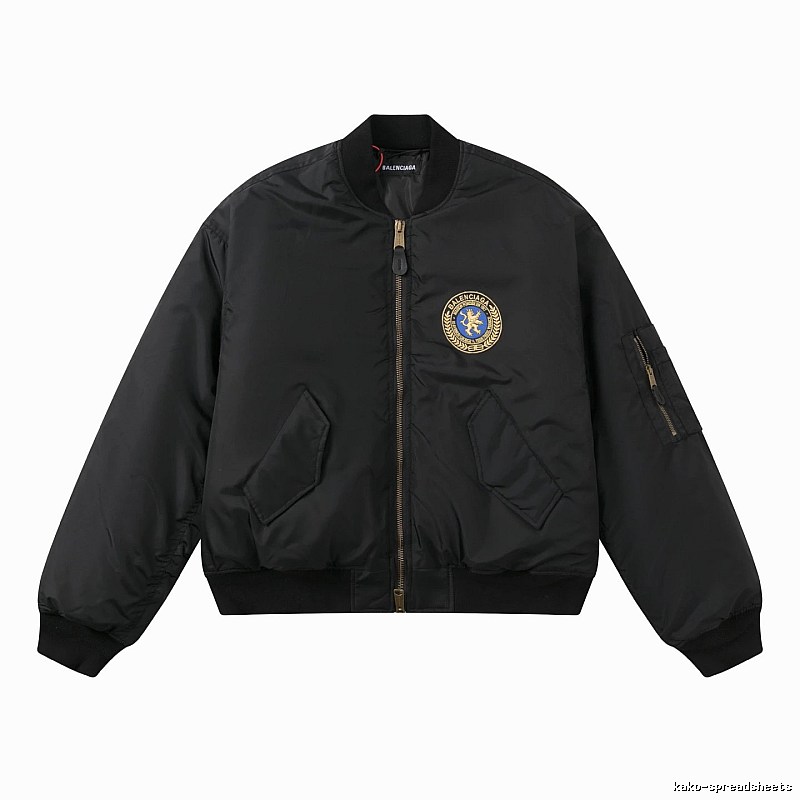 C.P. Cropped Bomber Jacket - Round Chest Badge Wardrobe Edit