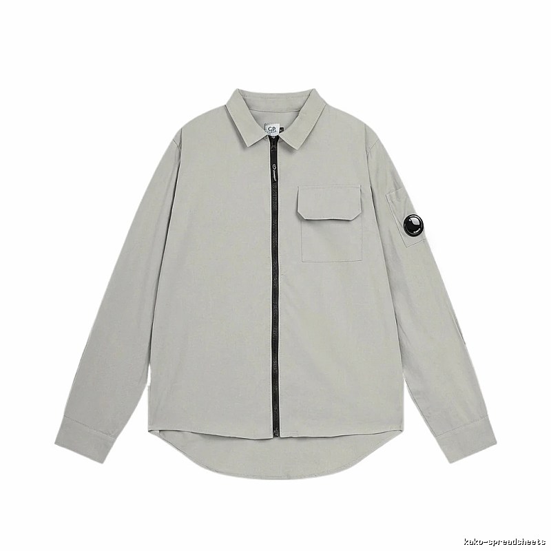C.P. Grey Workwear-style Shirt