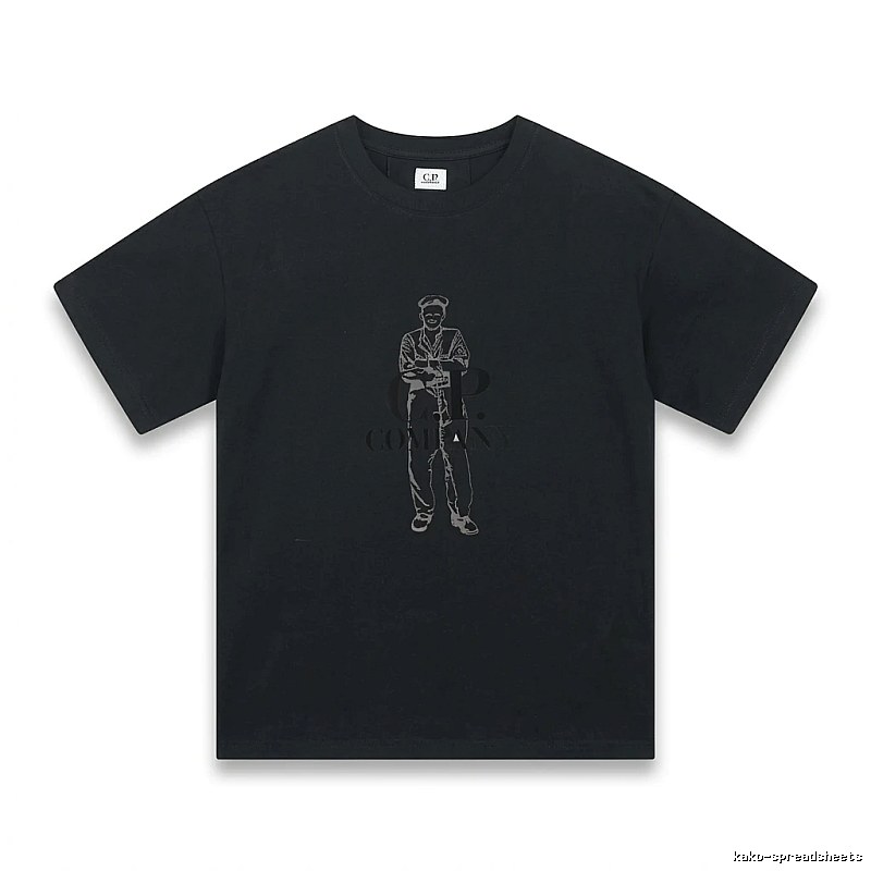 C.P. retro style black T-shirt