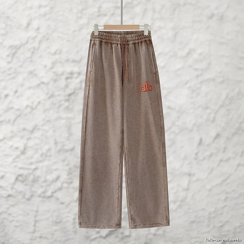 Daily Taupe Alo Yoga Wide Lounge Pants