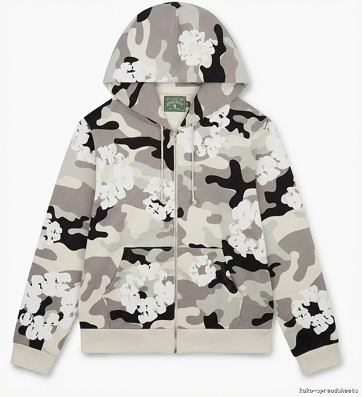 DENIM TEARS Camouflage Print Hoodie