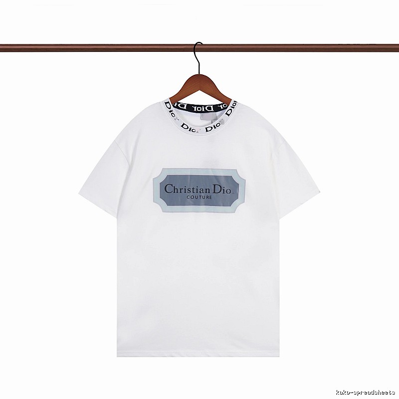 Dior Couture Minimalist Style White Short-sleeve T-shirt