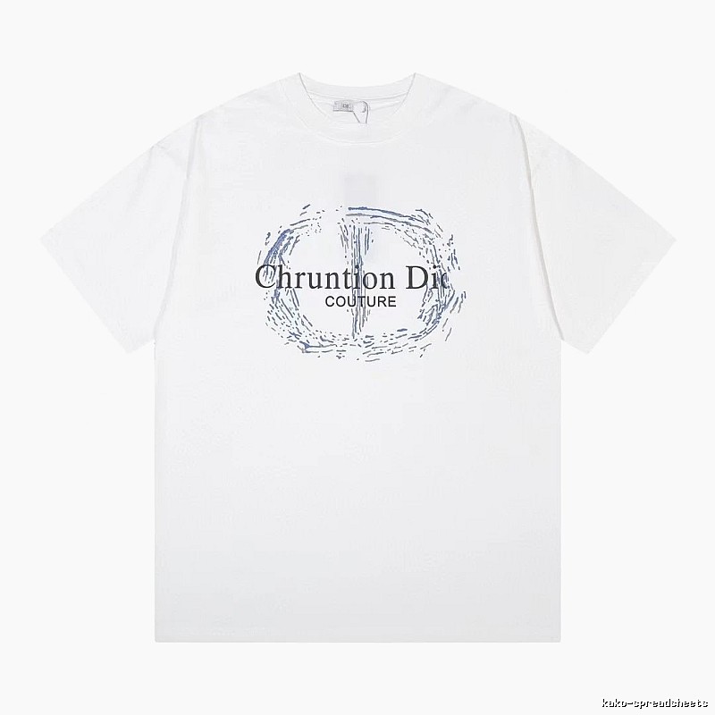 Dior Couture Trendy Style White Short-sleeve T-shirt