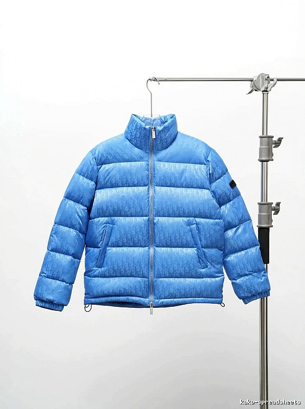 Dior down jacket fashion style blue