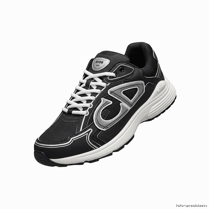 Dior retro black and grey sports shoes