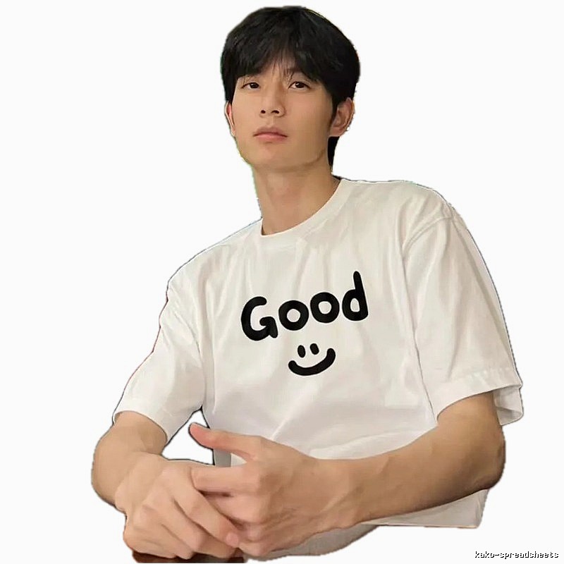 DREW Smiley Casual Style White Short-sleeve T-shirt