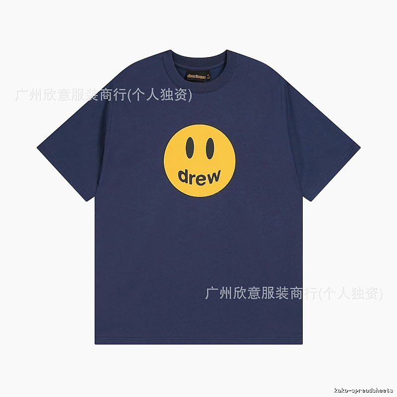 DREWHOUSE Smiley Street Style Navy Blue T-shirt