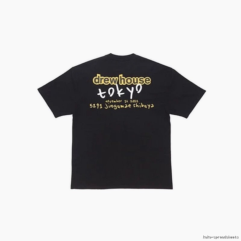 DrewHouse Tokyo Limited Street Style Black T-Shirt