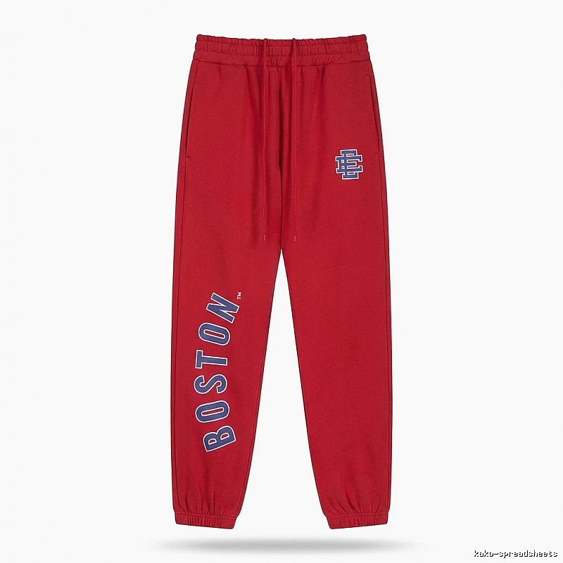 Eric Emanuel American Retro Red Sweatpants