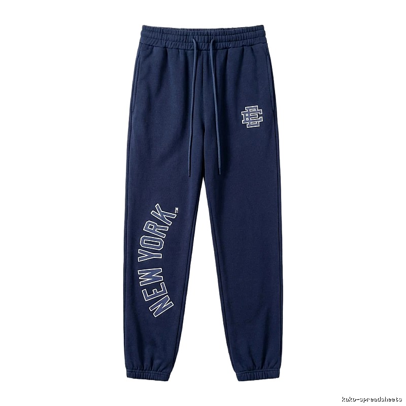 Eric Emanuel New York Style Navy Blue Sweatpants