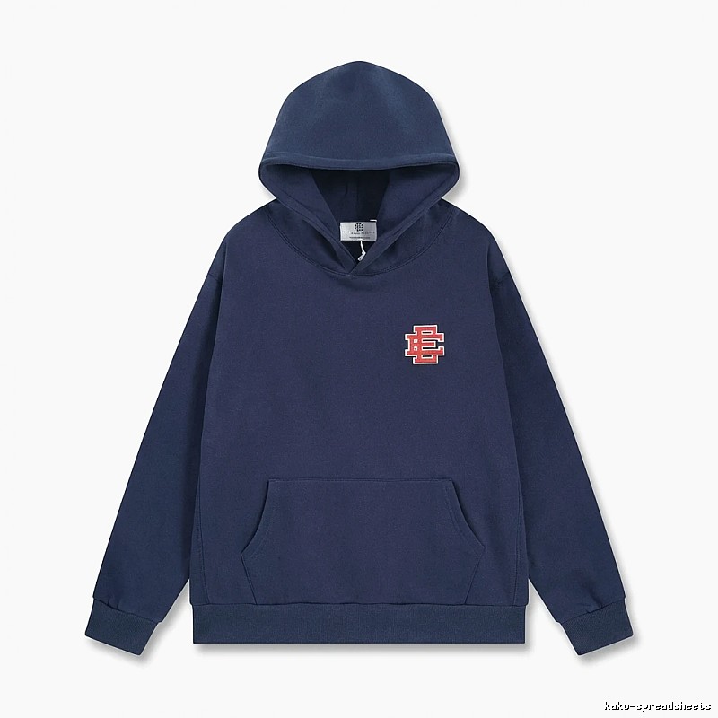 Eric Emanuel simple style navy blue hoodie