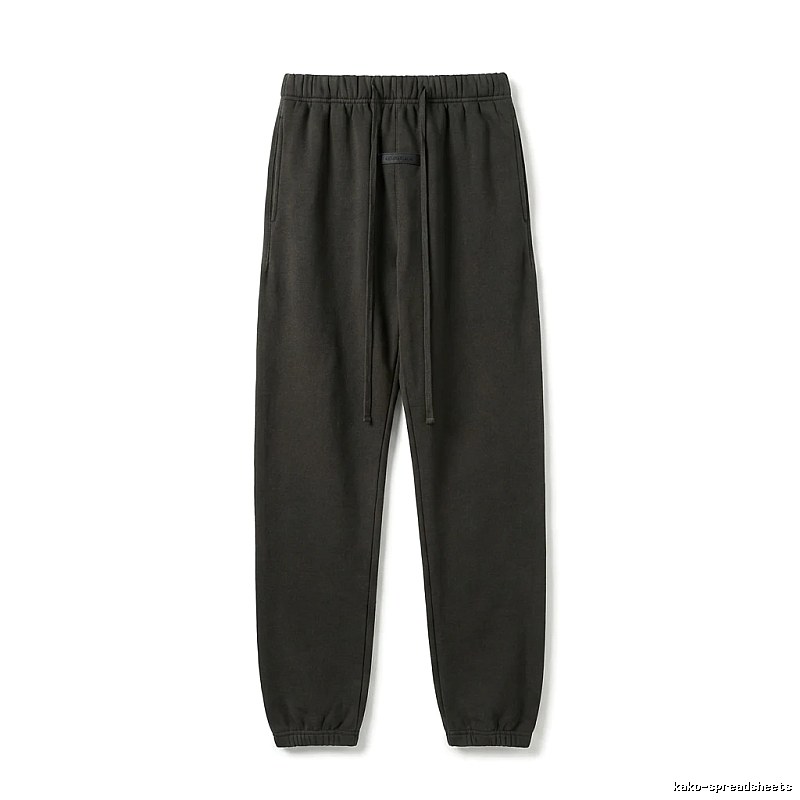 ESSENTIALS Basic Casual Black Pants