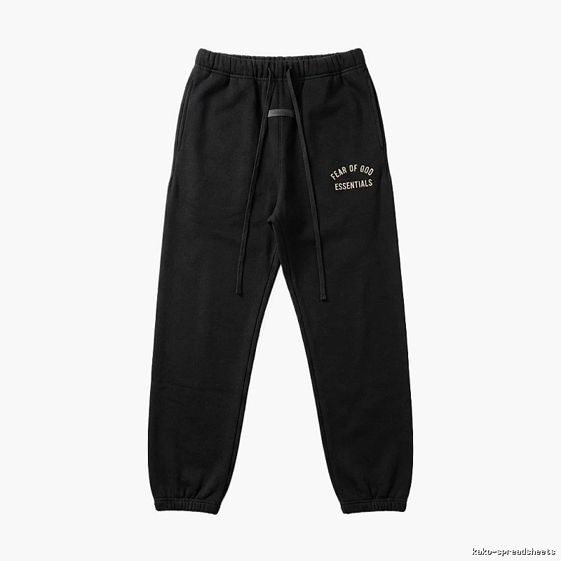 ESSENTIALS Black Casual Sweatpants
