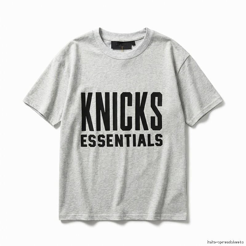 ESSENTIALS brand gray T-shirt