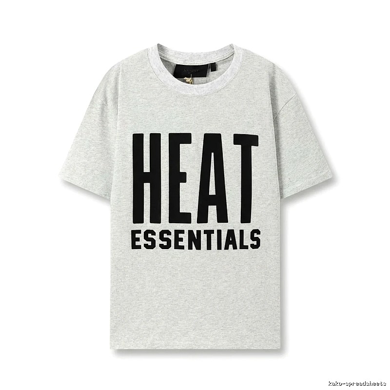 ESSENTIALS HEAT Series Grey T-shirt