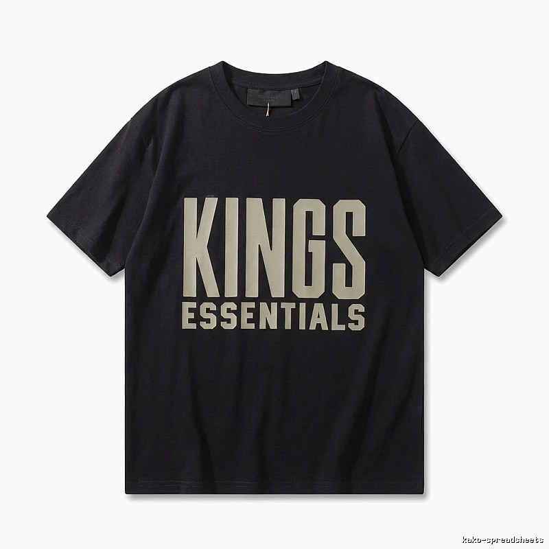 ESSENTIALS KINGS Style Black T - Shirt