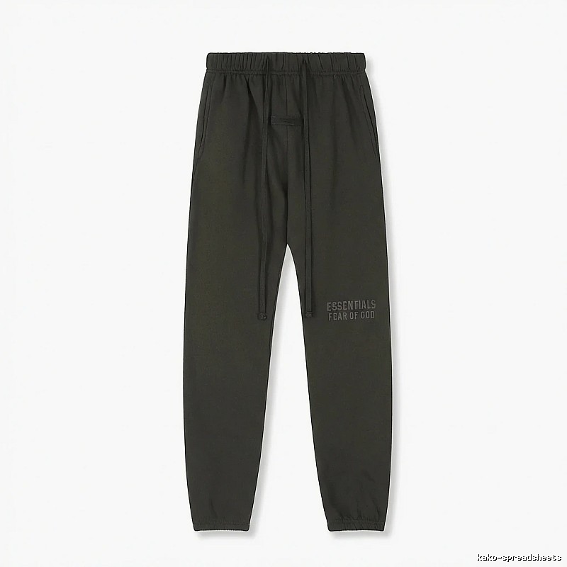 ESSENTIALS minimalist style dark gray sweatpants