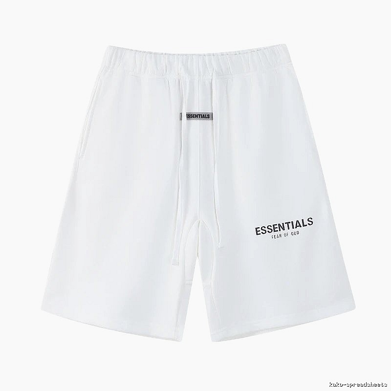 ESSENTIALS minimalist style white shorts