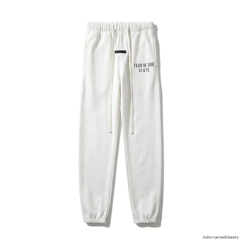 ESSENTIALS Simple Style White Sweatpants