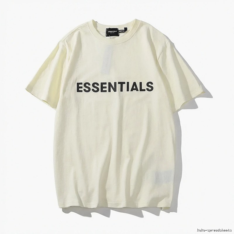 ESSENTIALS Simple White T-shirt
