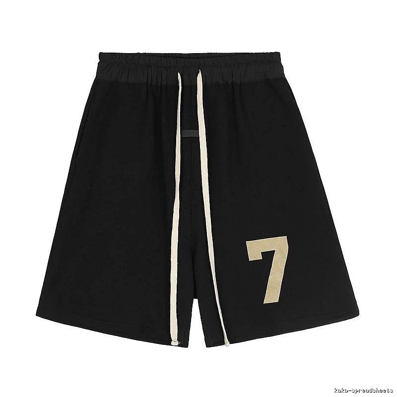 ESSENTIALS Sporty Black Shorts