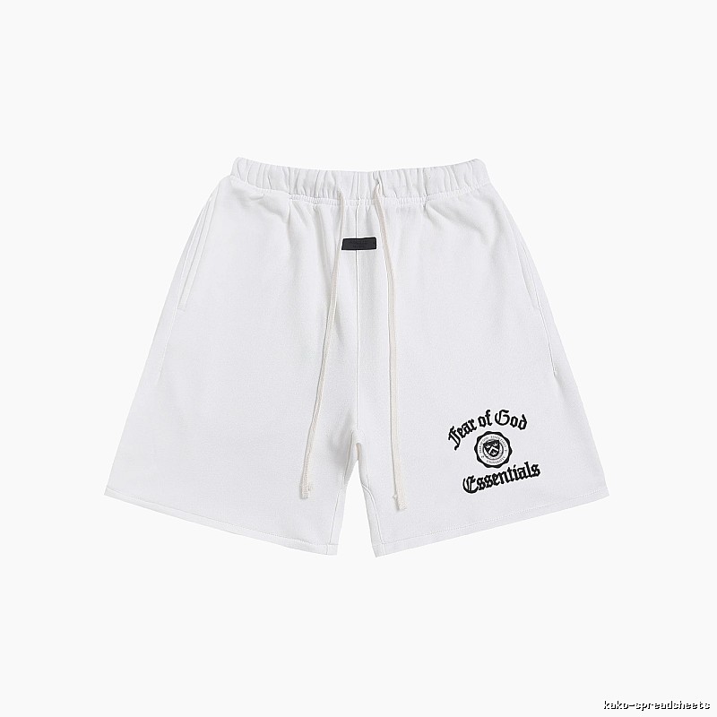 ESSENTIALS Trendy Brand Simple White Shorts