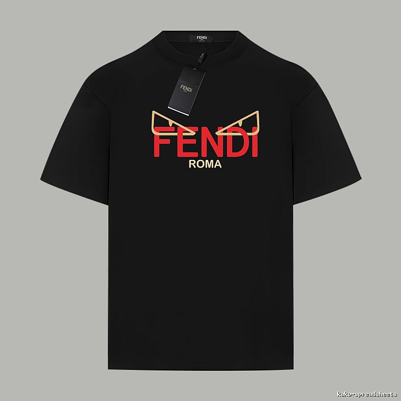 Fendi Devil Style Black T-shirt