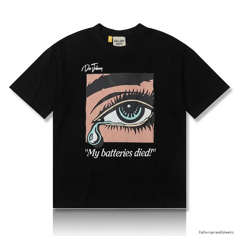 Gallery Dept Dark Style Black T-shirt