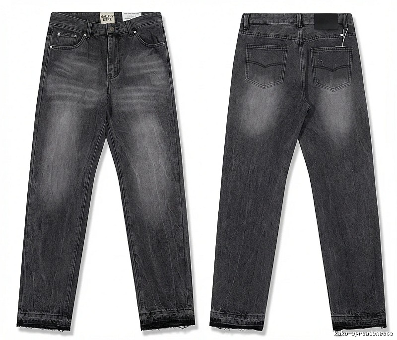 Gallery Dept. Distressed Black Jeans