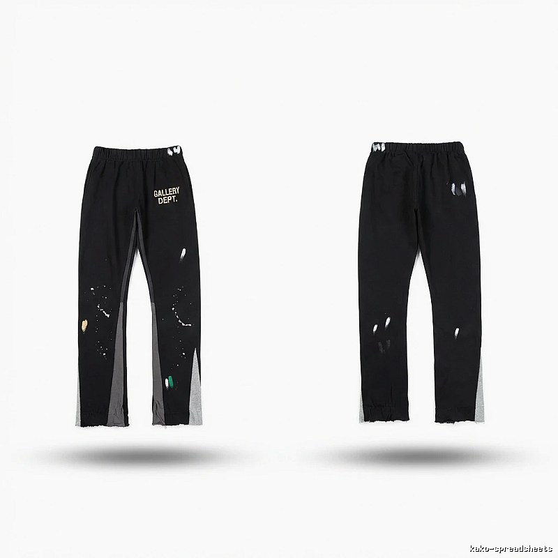 Gallery Dept Graffiti Street Style Black Pants